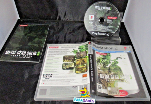 Ps2 metal gear solid snake - ps2, 3