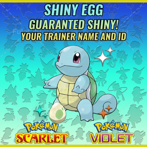 Squirtle shiny egg 6 iv - ✨,