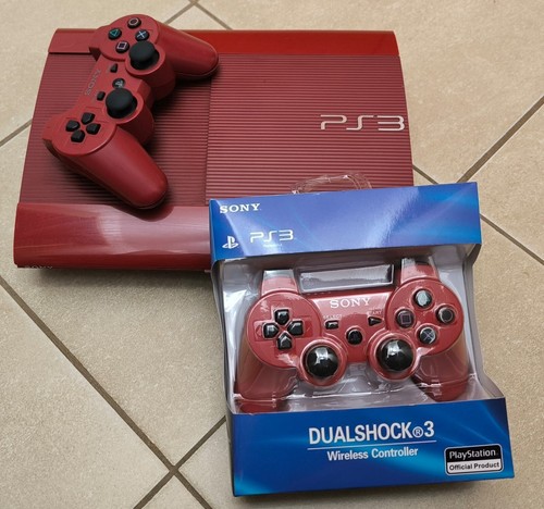 Sony play station rossa ps3 - station,